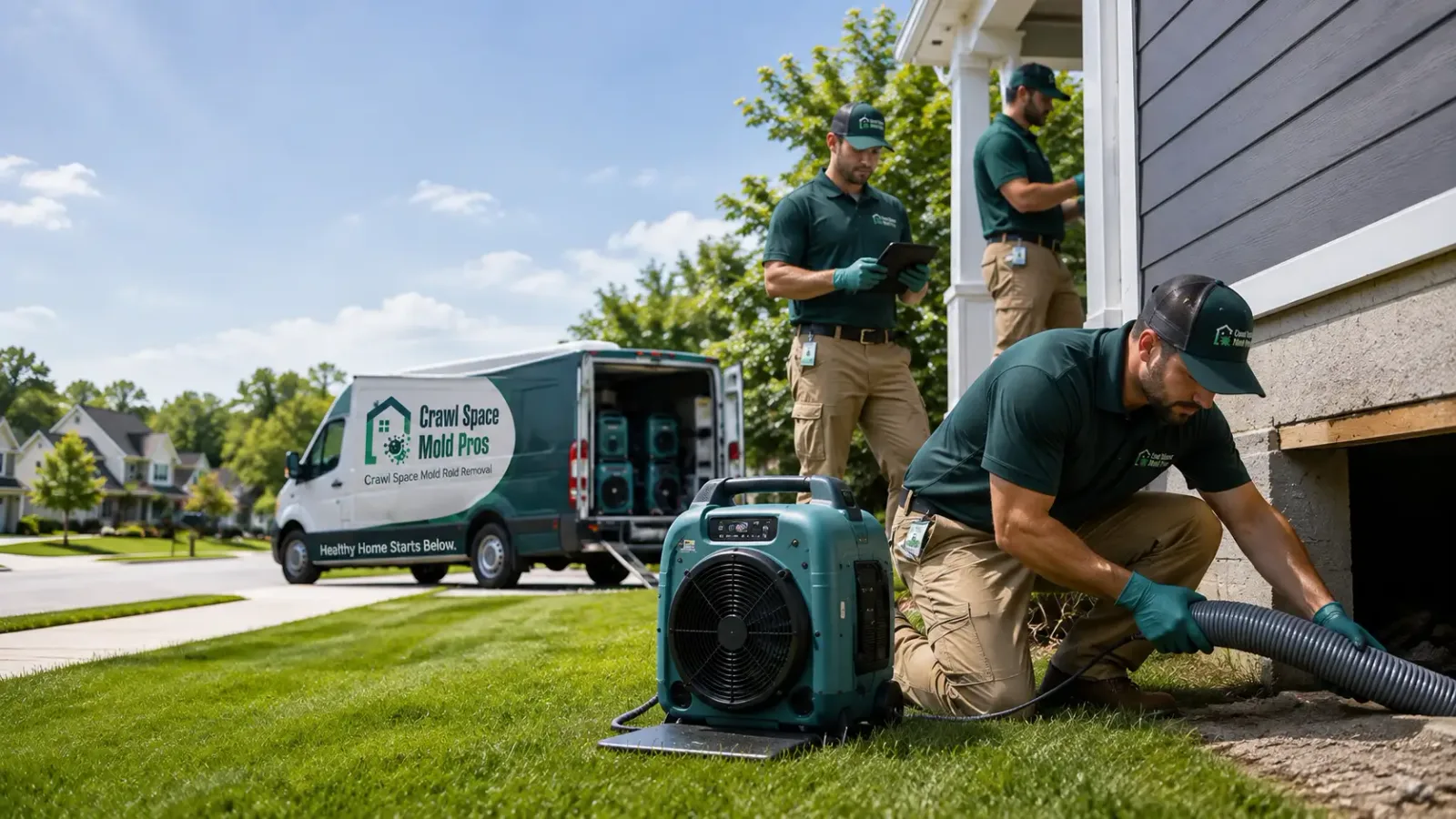 Crawl Space Mold Removal in Drums, PA